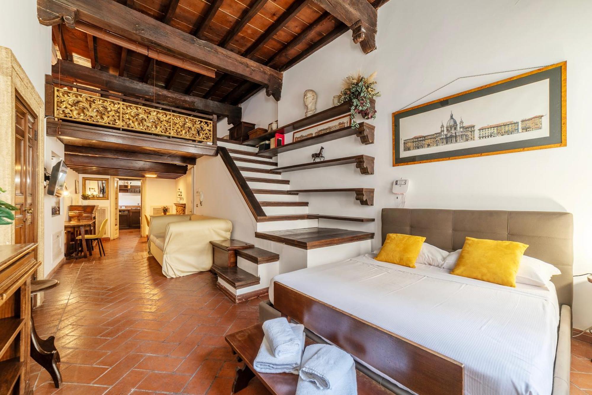 Historical Loft At Campo De Fiori Lejlighed Rom